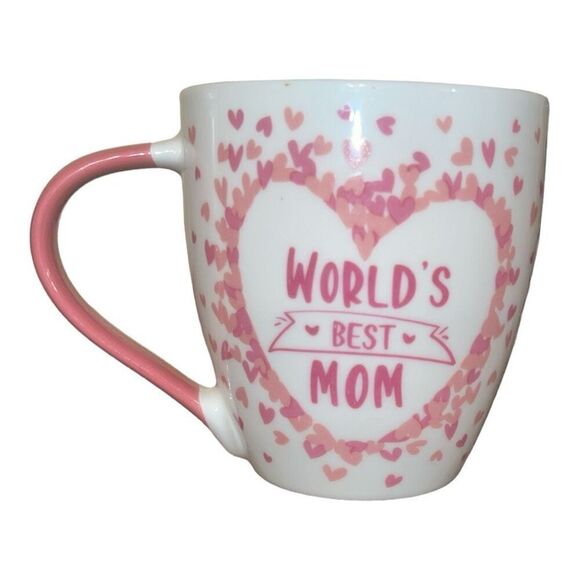 Worlds Best Mom 16oz new bone china mug - Picture 2 of 3